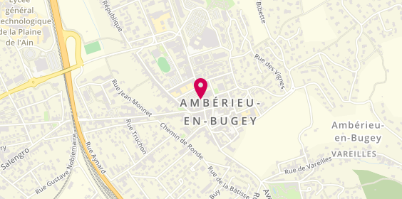 Plan de Nouvelle Pharmacie du Champ de Mars, 9 Rue Alexandre Bérard, 01500 Ambérieu-en-Bugey